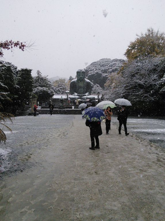 Bouddha sous la neige