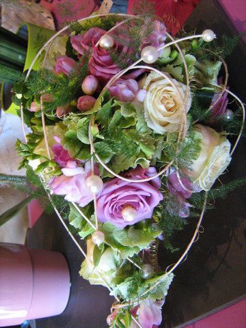 bouquet de mariée rond - retombant