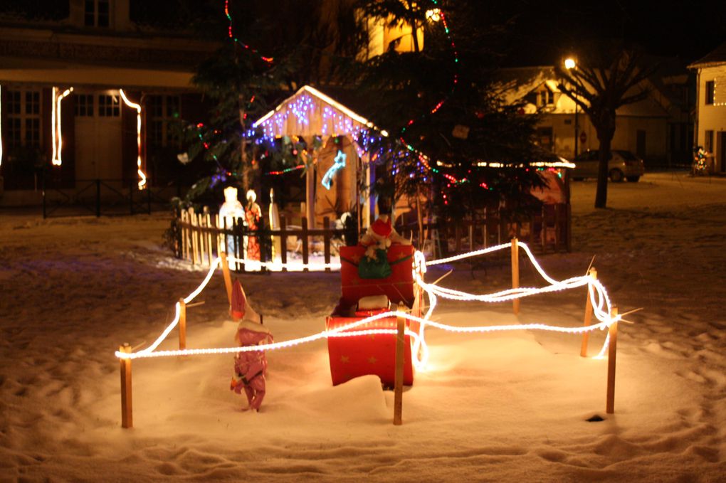 les décorations de noel de jour comme de nuit, une vraie féerie !!!