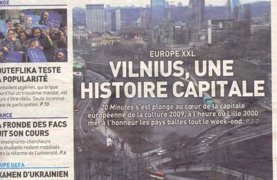 When french newpapers speack about VILNIUS