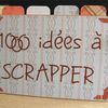 Carnet décoré pour noter les idées à scrapper