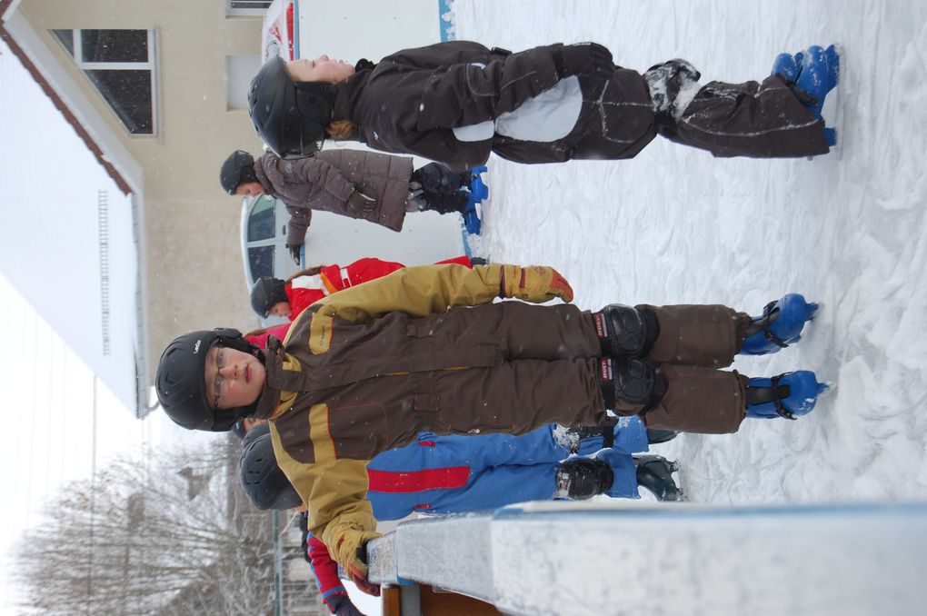 Et toujours la neige et le sourire!