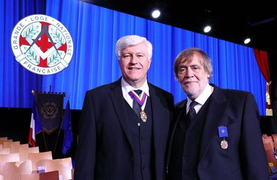 Jean-Pierre ROLLET, nouveau Grand-Maître de la Grande Loge Nationale Française (GLNF).