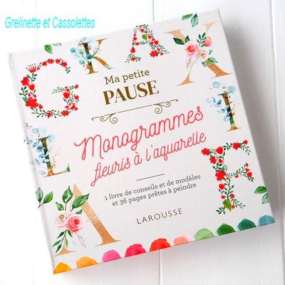 Monogrammes fleuris à l'Aquarelle