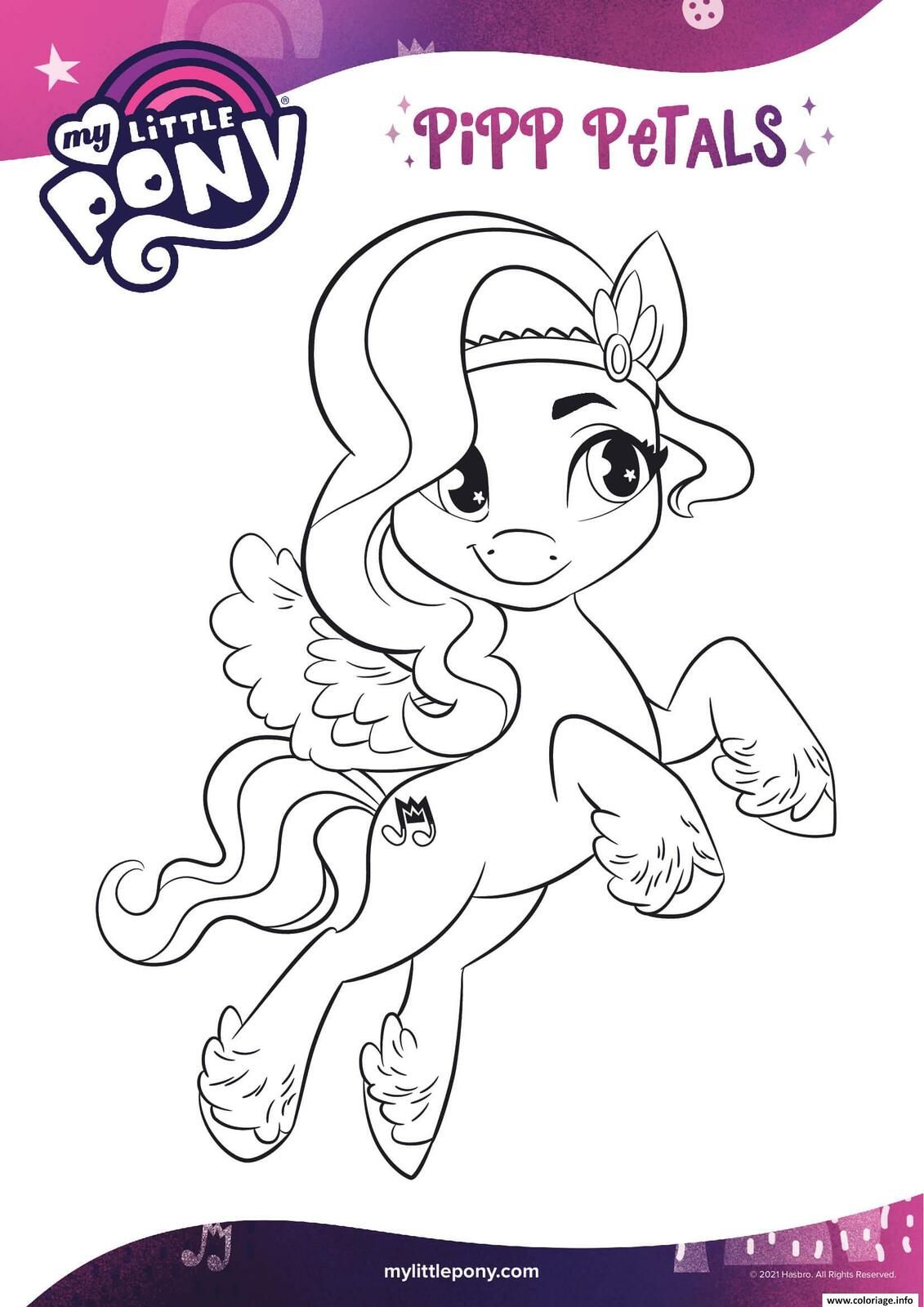 Coloriage My Little Pony Le Film 30 Coloriages de My Little Pony #20 [Coloriage][Activité][MLP][Maternelle][Élémentaire]  - Le Bazar du Lion