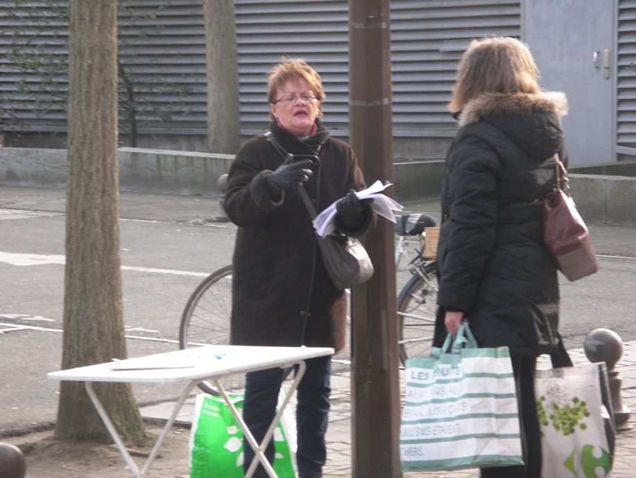 Rencontre avec les Mantais dans le cadre de la préparation de notre rassemblement du 6 avril