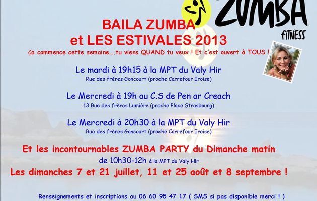 LES ESTIVALES DE LA ZUMBA !