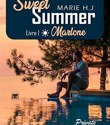 Sweet Summer Livre 1 Marlone de Marie HJ en Auto-Edition via Private Éditions Romance MxM