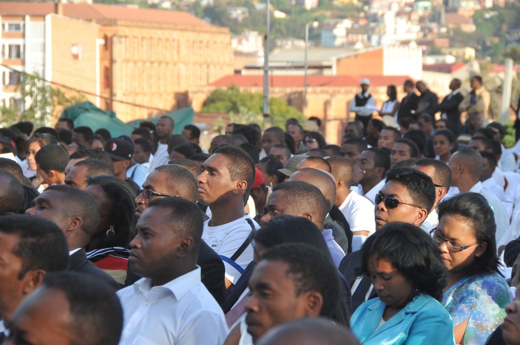 Culte oecuménique ayant suivi la journée de jeûne et prière pour la Nation et le peuple malgache initée par le Président Andry Rajoelina. Photos: Harilala Randrianarison - www.madagate.com