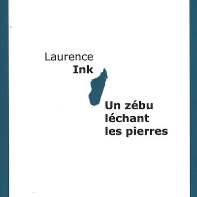 Un zébu léchant les pierres - Laurence Ink