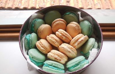 macaron chocolat blanc