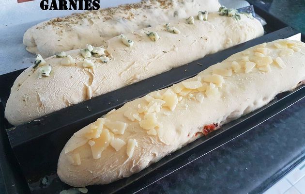 Petites baguettes garnies