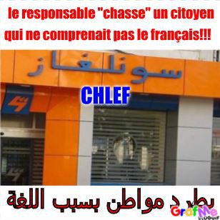 Sonelgaz, Chlef, un citoyen &quot;chassé&quot; parce-qu'il ne comprenait pas le français !!!يطرد مواطن بسبب اللغة