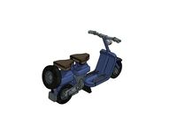 Modèles 3D des scooters et triporteurs Lambretta pour impression 3D, en HO.