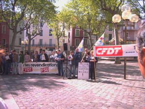 Souvenir  photos de la manifestation du 1er mai 2005 à Sète.