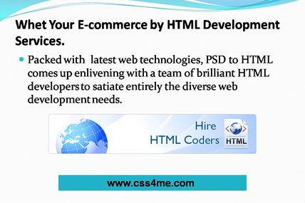 Unleash the power of HTML Development Services on your E-commerce website
HTML