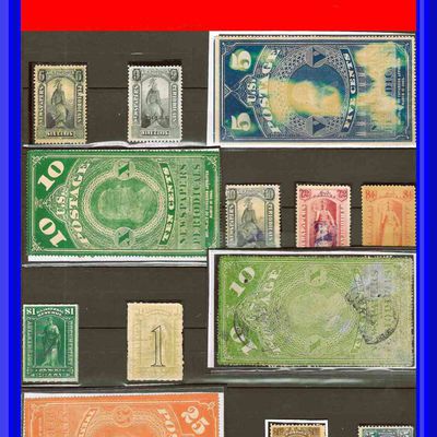 TIMBRES JOURNAUX & PERIODIQUES USA DE 1875.