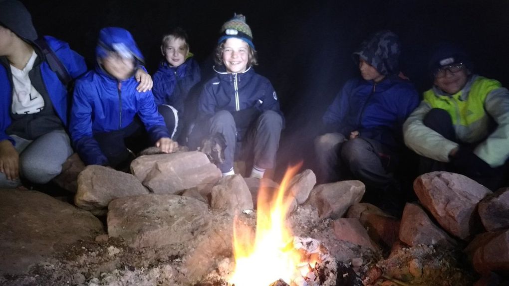 Moments de vie au bivouac avec Zitouna et pendant la rando