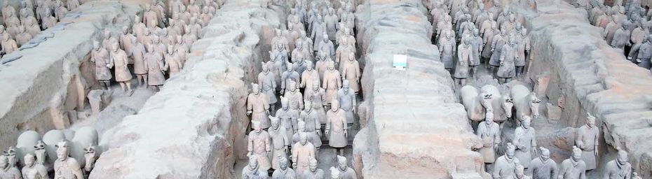 12 juillet, 兵马俑 (bingmayong, Soldier-and-horse funerary statues), train