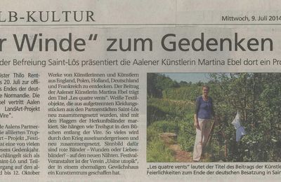 Zeitungsausschnitte aus Aalen