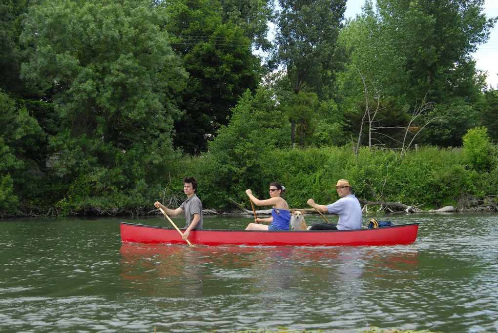 randonnée sur le loir, les 20 et 21 juin 2009, de La Flèche à Durtal et du Lude à La Flèche en juin 2012