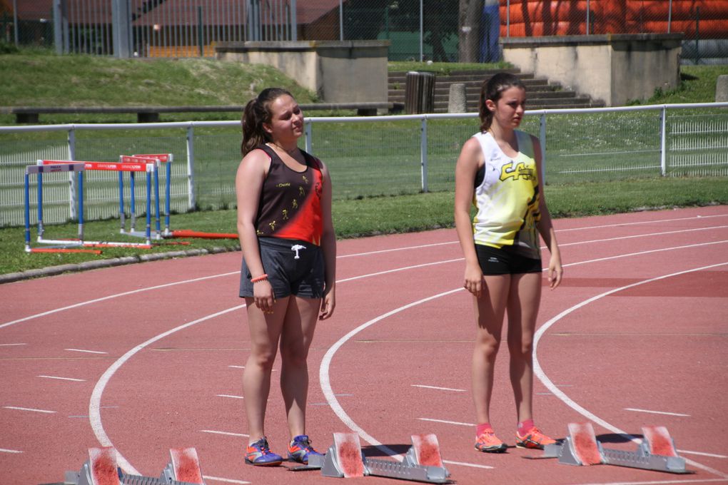 Camille Moulard et Marion Peju médaillées aux championnats du Rhône minimes