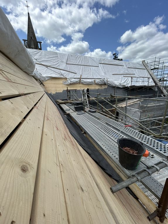 Quelques photographies prises à l'occasion d'une visite du chantier le 2 juin 2025.
