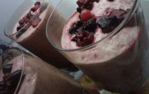 Verrines tiramisu fruits rouges 