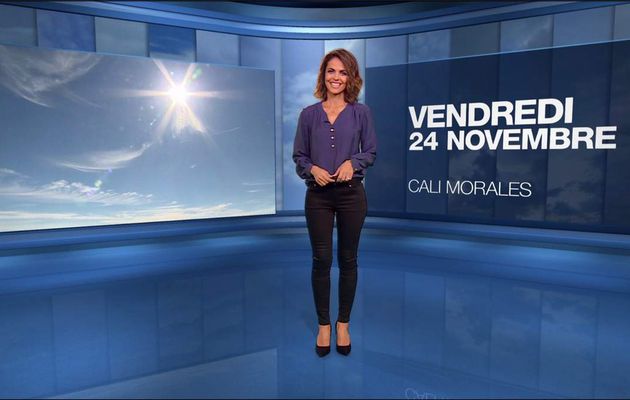 Cali Morales Météo M6 le 24.11.2017