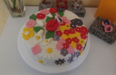 Gâteau floral