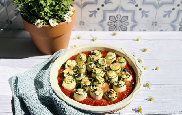 Rotolini di Zucchine con Ricotta e Pomodoro e nostalgia di casa 