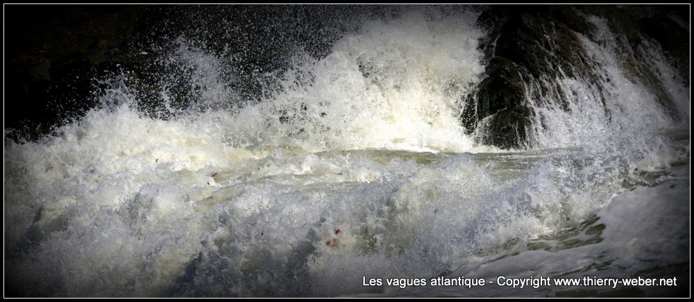 Les vagues atlantique - Panoramiques - Côte Sauvage Le Croisic - Batz-sur-Mer - Photos Copyright Thierry Weber