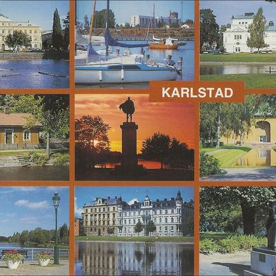Karlstad, la ciudad maravillosa cerca del lago Vänern en Suecia