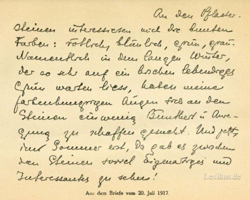 Rosa Luxemburg, “Aujourd’hui, nous avons encore eu une journée d’une beauté inconcevable … Je voudrais crier par-dessus le mur”. Prison de Wronke, 1917
