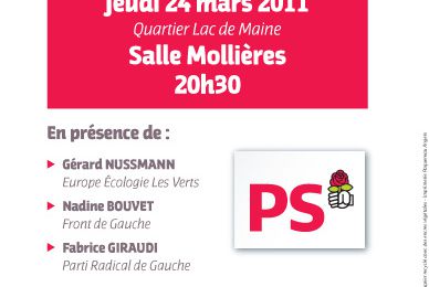 REUNION PUBLIQUE LE 24 MARS