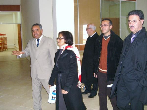 lors de la visite de Madame la Ministre de la culture Touria Jabrane Kraytif