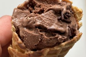 Gelato au chocolat 