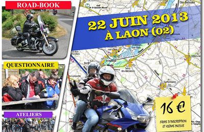 2013 - Journée rallye Moto ADSR Laon (02) - 22 juin