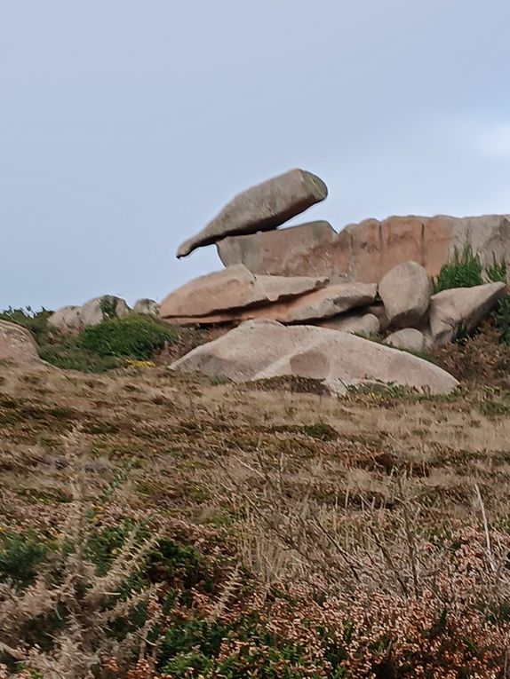 Vacances à Perros-Guirec, côte de granit rose octobre 2023