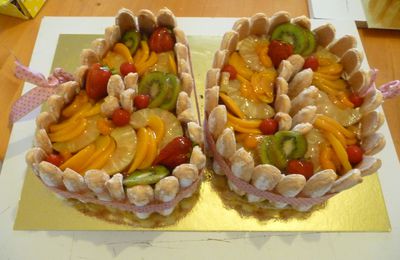 Gateau anniversaire chiffres 40