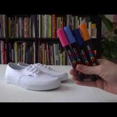 Tuto : Comment customiser ses chaussures avec des marqueurs Posca