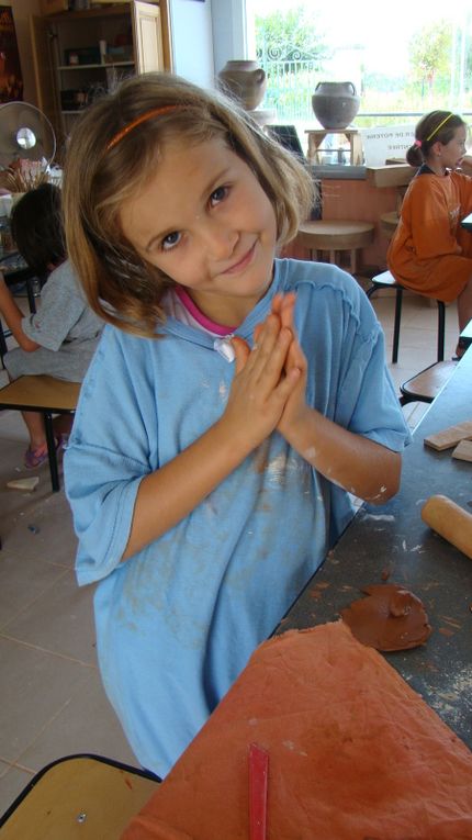 Stage de Poterie à l'ancienne 2017 ... demain dernier jour