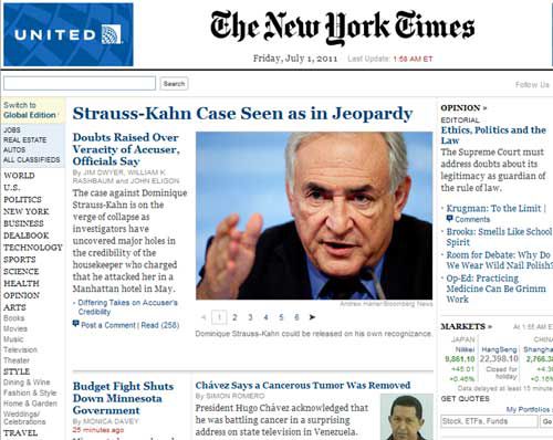 Dominique Strauss-Kahn : accusations en passe de s'effondrer ?