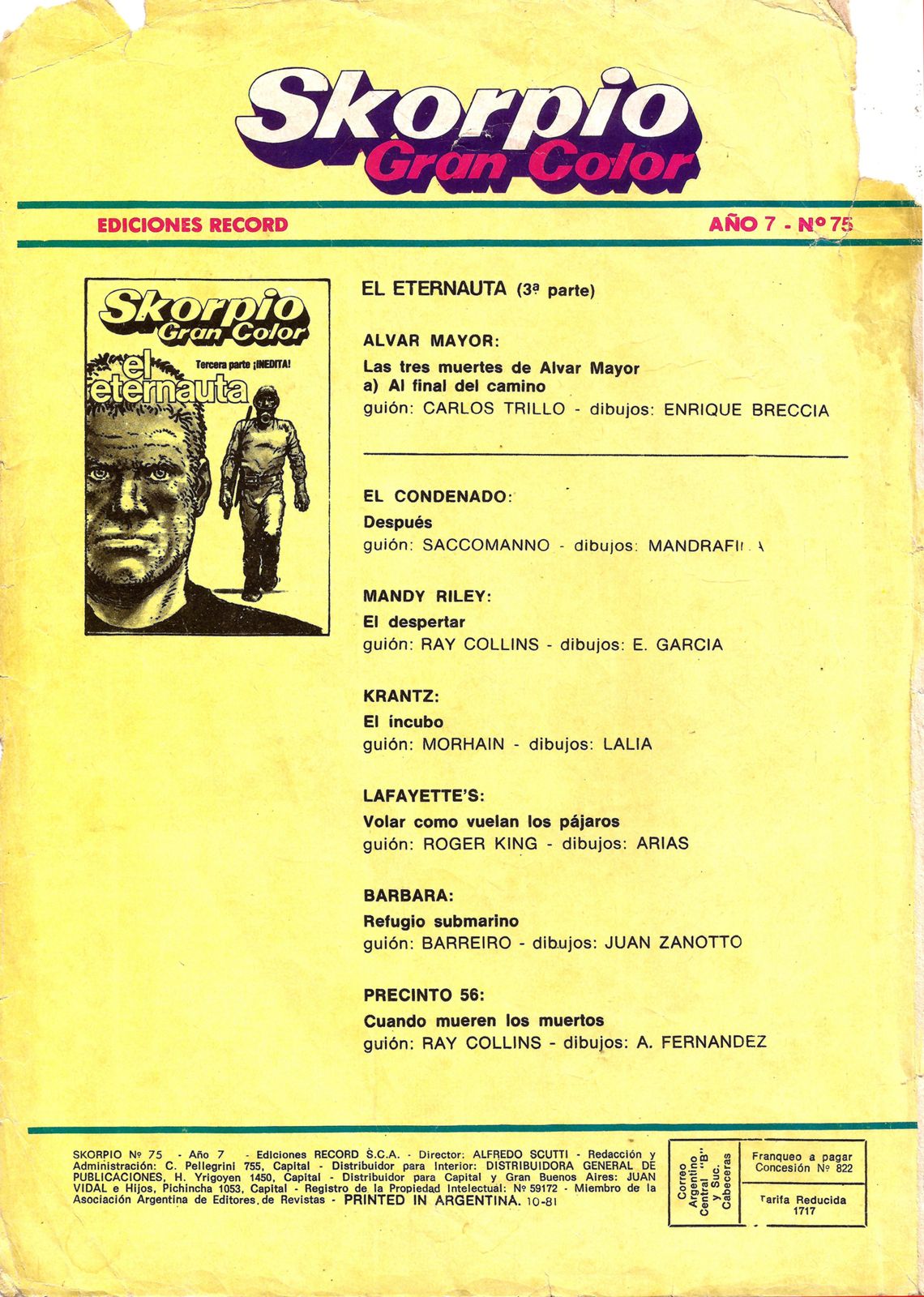 Skorpio (Edición original Argentina)...Vol...8