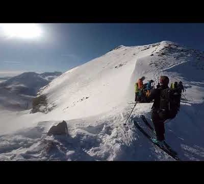 [Vidéo] Ski de randonnée au Col Vallon Julien en Ubaye