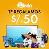 Te regalamos S/.50 de descuento en tu primera compra en Linio.com.pe