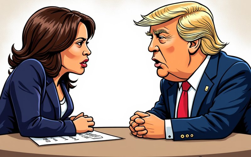 Ficciones y fricciones: Trump vs. Kamala