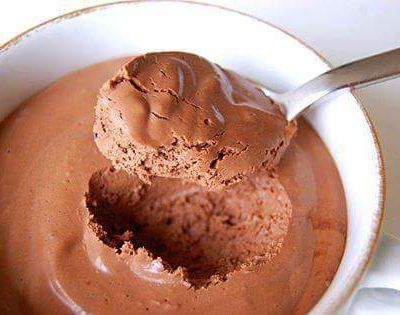 Mousse de mascarpone au chocolat