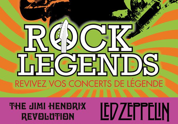 Rock Legends avec The Jimi Hendrix Revolution et Letz Zep le 23/10 à l'Olympia / ACTUALITE MUSICALE