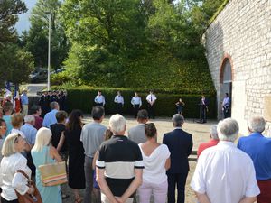 Commémoration de l'Appel du 18 juin, au Mémorial Doyen Gosse à St Ismier